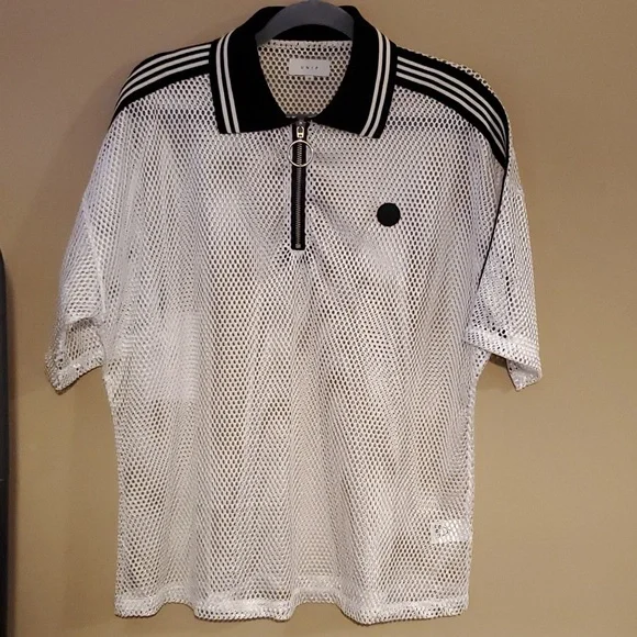 UNIF Laser Cut Polo Shirt Very Rare Size M NWOT'S - Picture 5 of 12